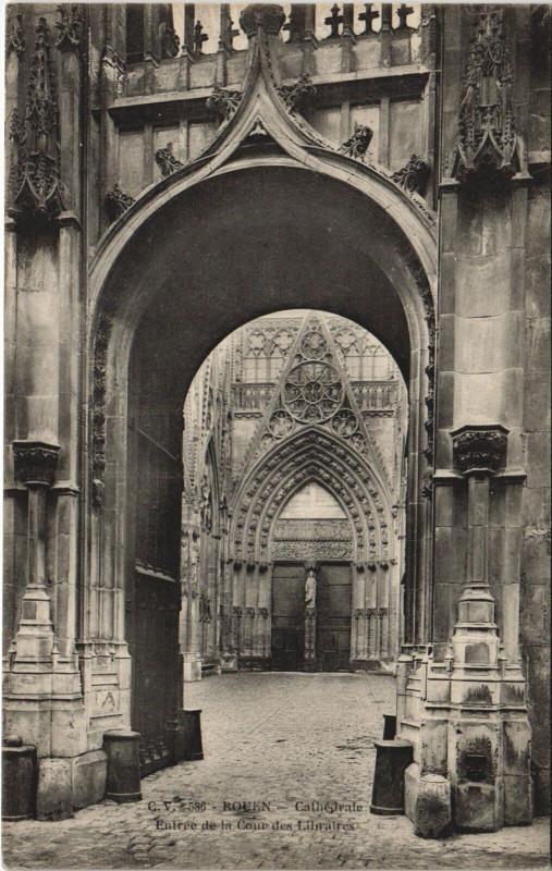 Carte postale ancienne Rouen - Cathedrale à Rouen