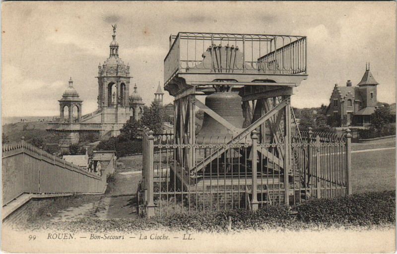 Carte postale ancienne Rouen - Bon Secours à Rouen