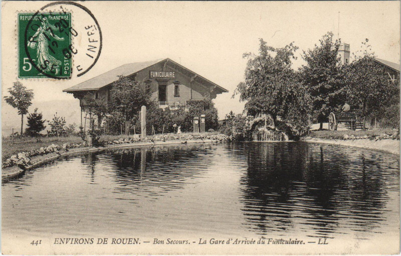 Carte postale ancienne Rouen - Bon Secours à Rouen