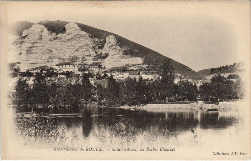 Carte postale ancienne Env. de Rouen - Saint-Adrien à Rouen