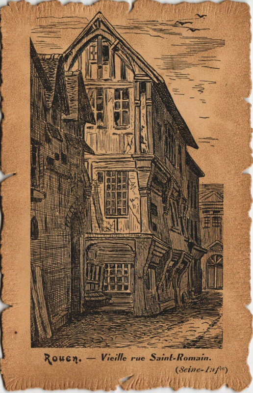 Carte postale ancienne Rouen - Vieille à Rouen