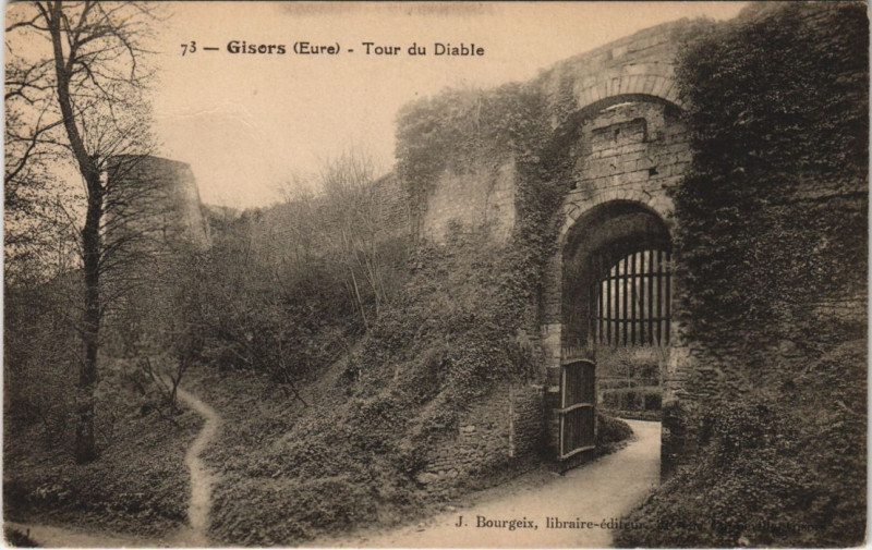 Carte postale ancienne Tour du Diable à Gisors