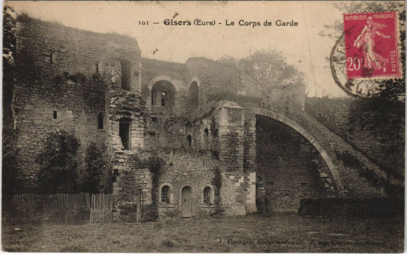 Carte postale ancienne Gisors - Le Corps de Garde à Gisors