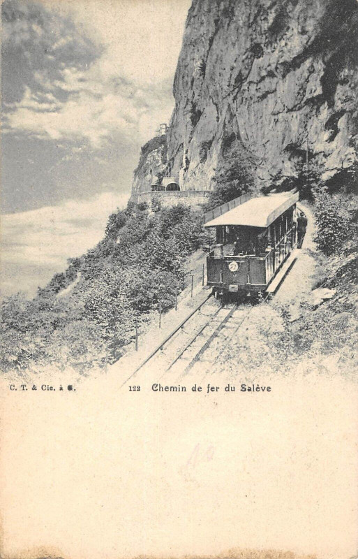 Carte postale ancienne Chemin De Fer Du Saleve