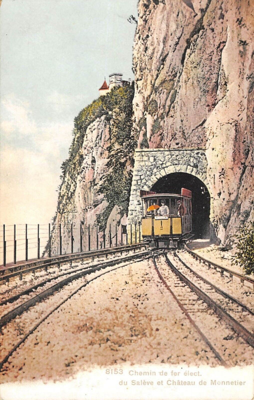 Carte postale ancienne Chemin De Fer Electrique Du Saleve