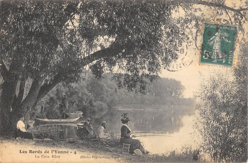 Carte postale ancienne Bords D'Yonne Le Coin Reve