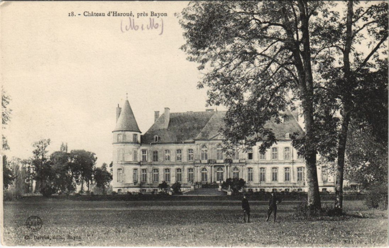 Carte postale ancienne Bayon Chateau 'Haroue à Bayon