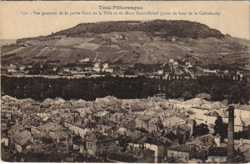 Carte postale ancienne Toul vue generale à Toul