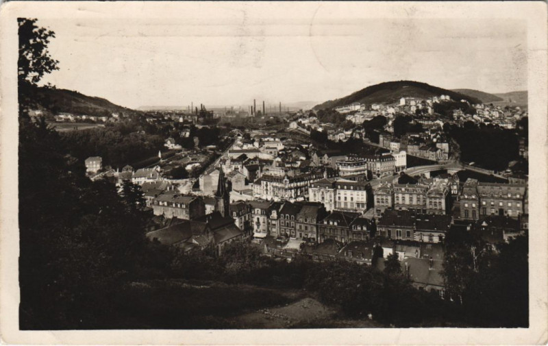Carte postale ancienne Longwy vue generale à Longwy