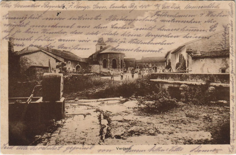 Carte postale ancienne Verdenal à Verdenal