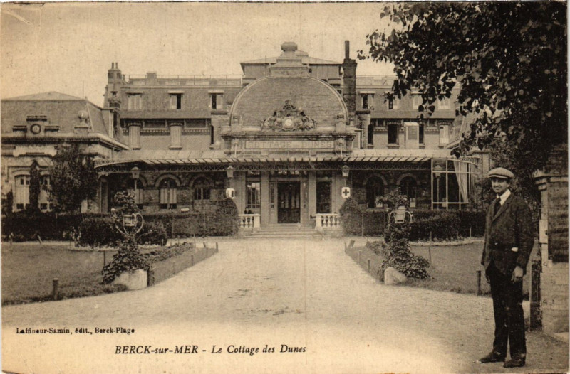 Carte postale ancienne Berck Plage Le Cottage des Dunes à Berck