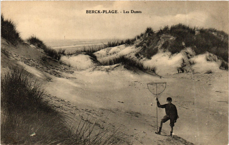 Carte postale ancienne Berck Plage Les Dunes à Berck