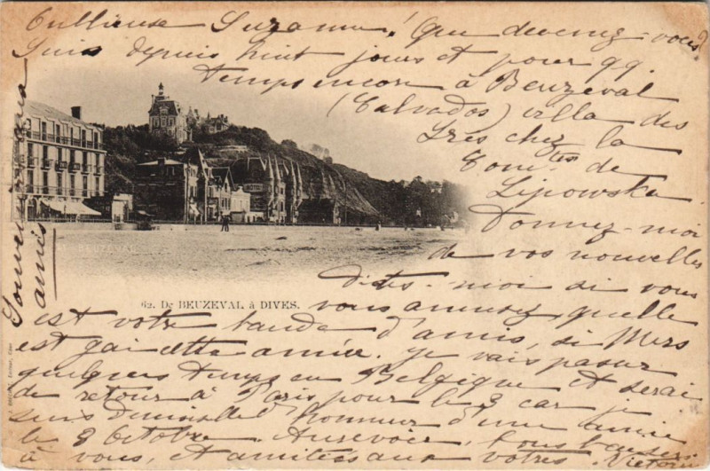 Carte postale ancienne Houlgate Beuzeval a Dives - View à Houlgate