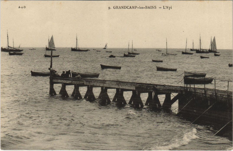 Carte postale ancienne Grandcamp-les-Bains L'Epi