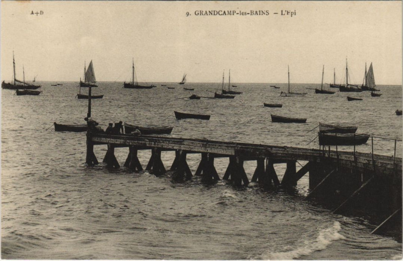 Carte postale ancienne Grandcamp-les-Bains L'Epi