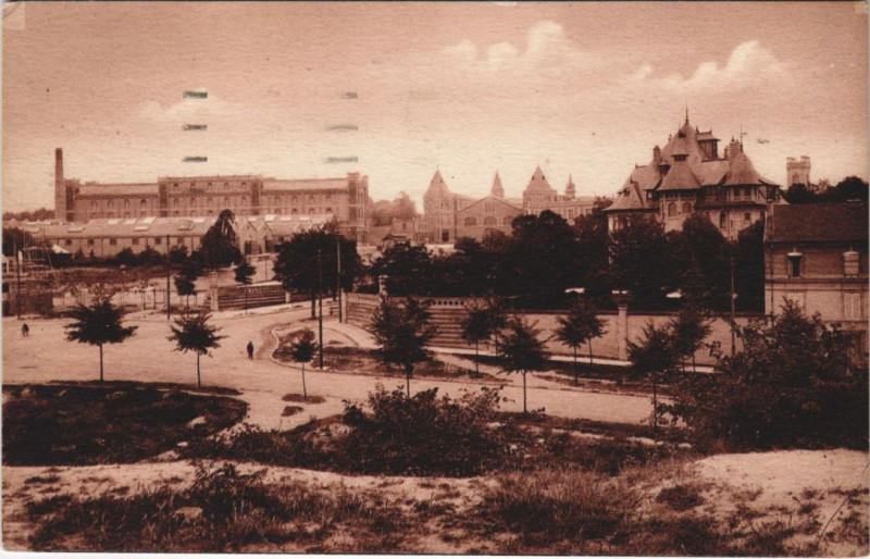 Carte postale ancienne Reims Etablissement Pommery à Isse