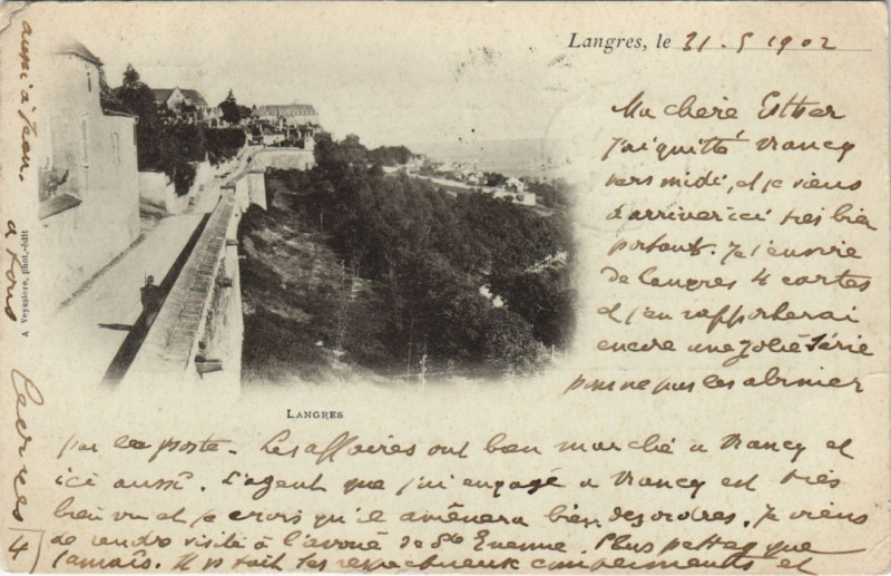 Carte postale ancienne Langres à Langres