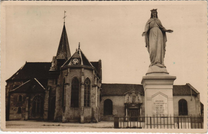 Carte postale ancienne Saint-Dizier Eglise de Lanoue à Saint-Dizier