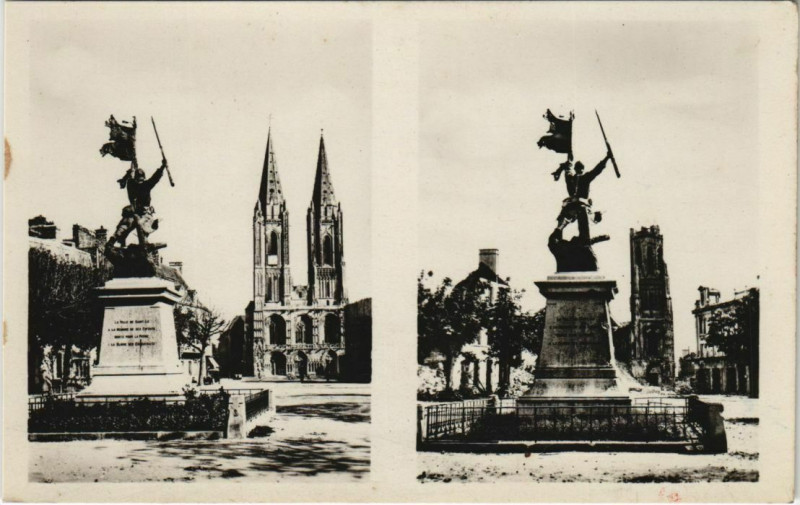 Carte postale ancienne Saint-Lo Le Monument aux Morts