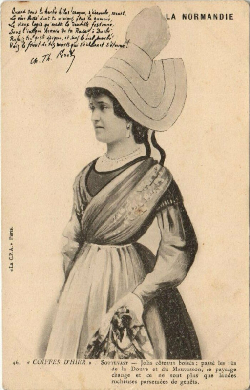 Carte postale ancienne Un Souvenier de Saint-Clair s l'Elle