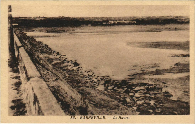 Carte postale ancienne Barneville Le Havre