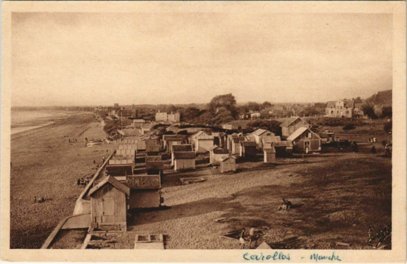 Carte postale ancienne Carolles Manche à Carolles