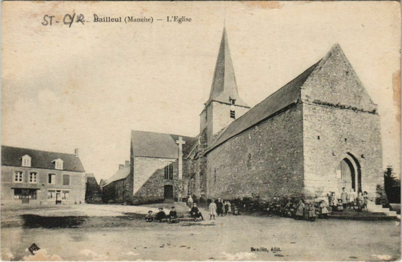 Carte postale ancienne Bailleul L'Eglise
