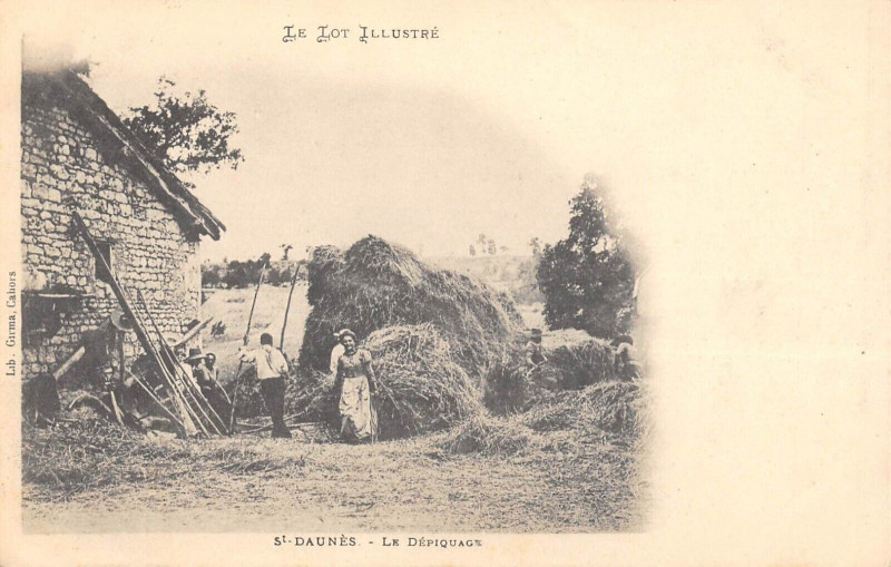 Carte postale ancienne Saint Dones Le Depiquage - Agriculture