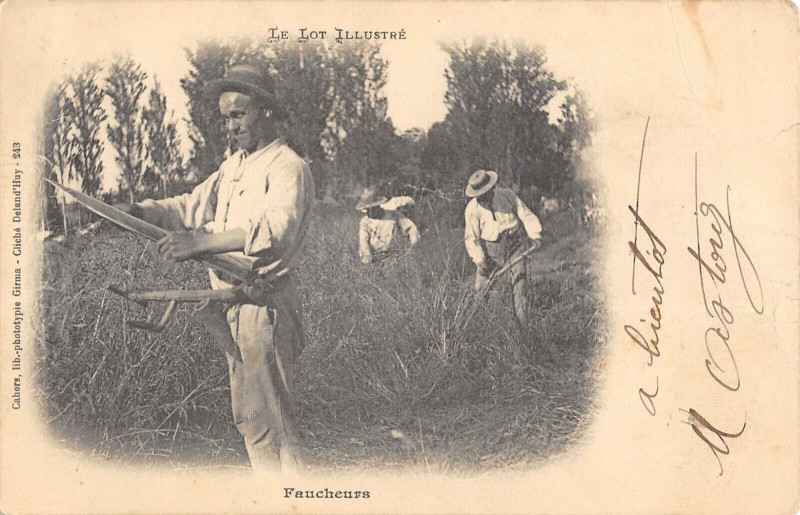 Carte postale ancienne Le Lot Illustre Faucheurs - Agriculture