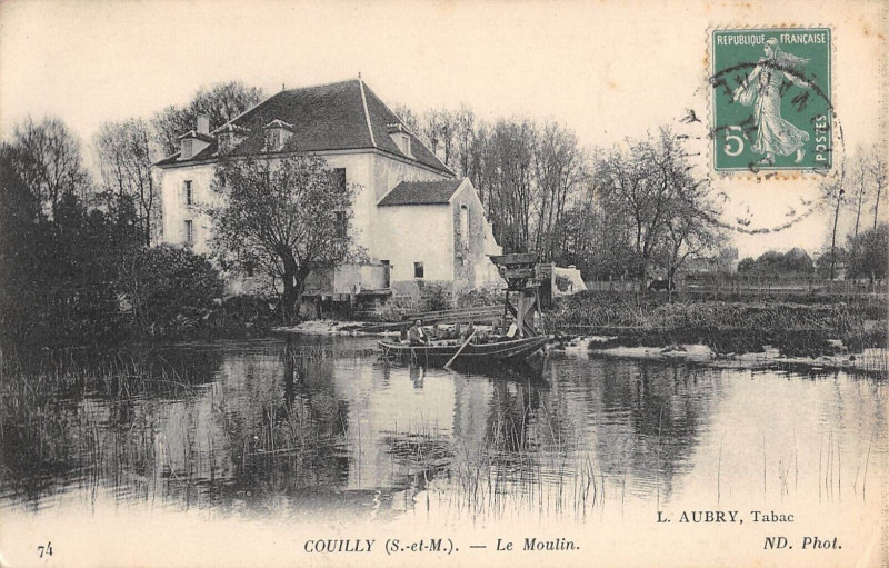 Carte postale ancienne Couilly Le Moulin