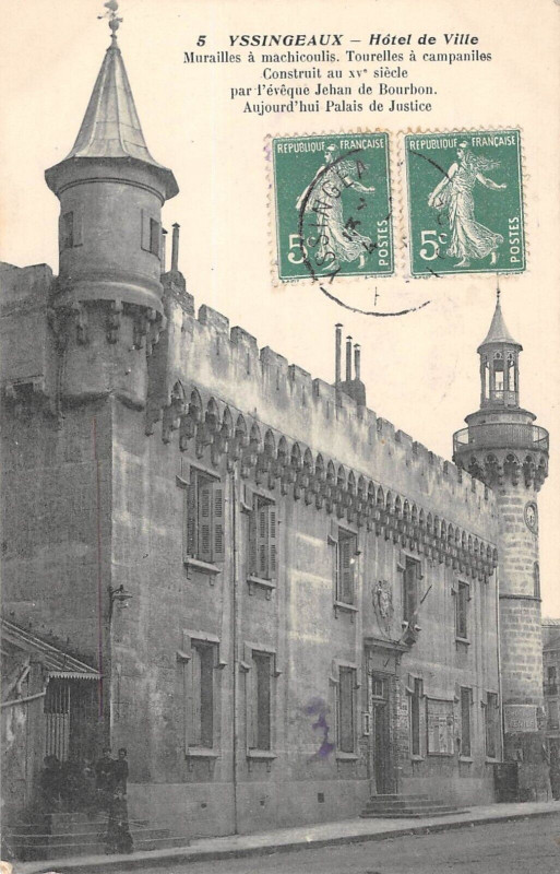 Carte postale ancienne Yssingeaux Hotel De Ville à Yssingeaux