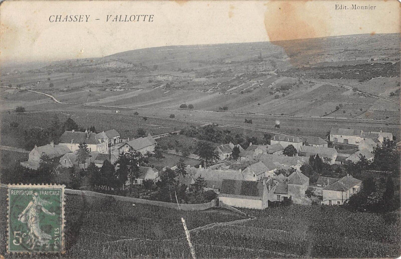 Carte postale ancienne Chassey Vallotte