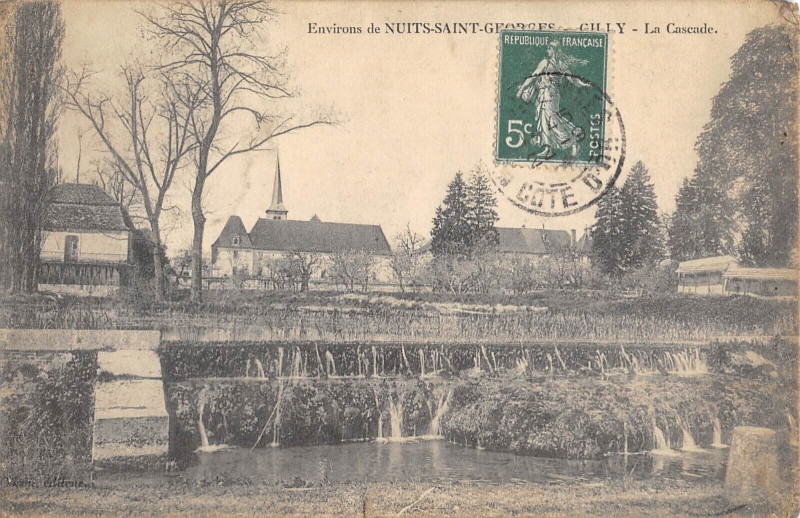 Carte postale ancienne Gilly La Cascade