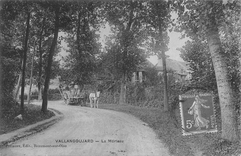 Carte postale ancienne Vallangoujard La Morteau