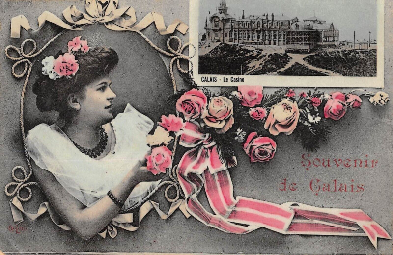 Carte postale ancienne Souvenir De Calais à Calais