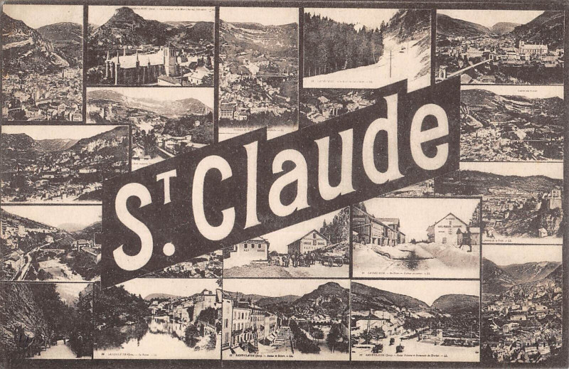 Carte postale ancienne Saint Claude à Saint-Claude
