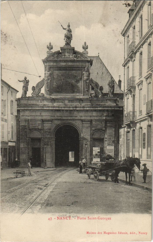 Carte postale ancienne Nancy Porte Saint-Georges à Nancy