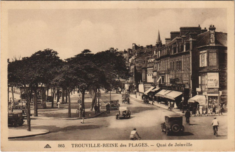 Carte postale ancienne Trouville-sur-Mer Quai de Joinville à Trouville-sur-Mer