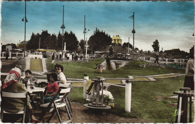 Carte postale ancienne Riva-Bella Le Golf Miniature