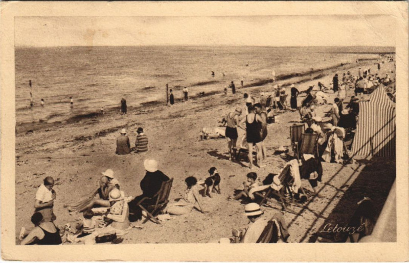 Carte postale ancienne Luc-sur-Mer La Mer à Luc-sur-Mer