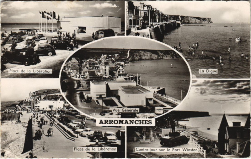 Carte postale ancienne Arromanches Scenes