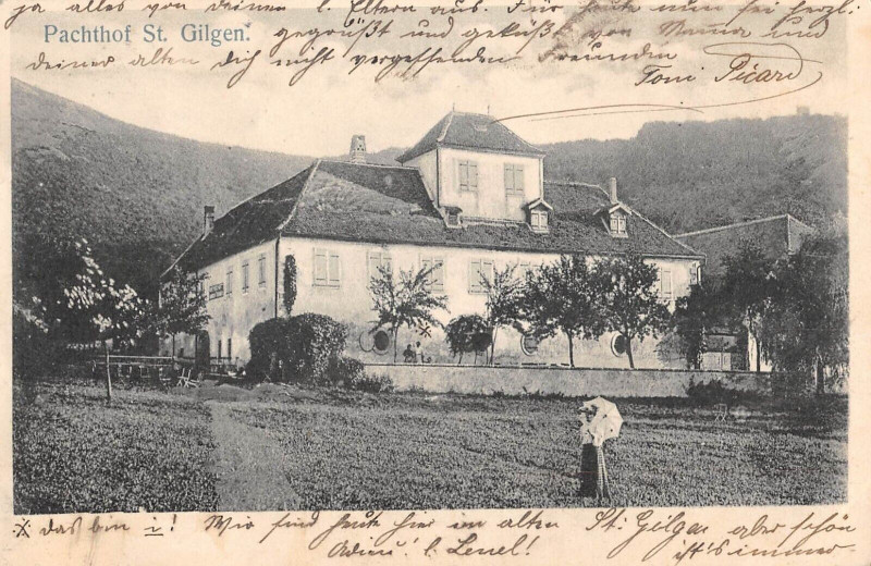Carte postale ancienne Pachthof Saint-Gilgen