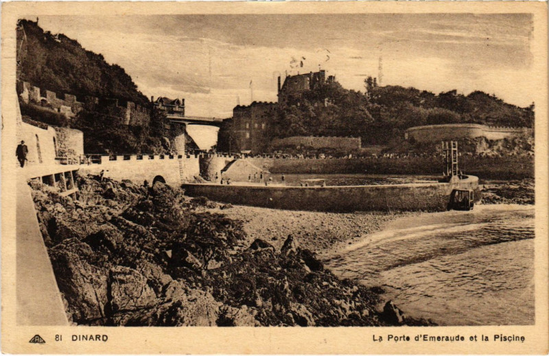 Carte postale ancienne Dinard La Porte d'Emeraude à Dinard