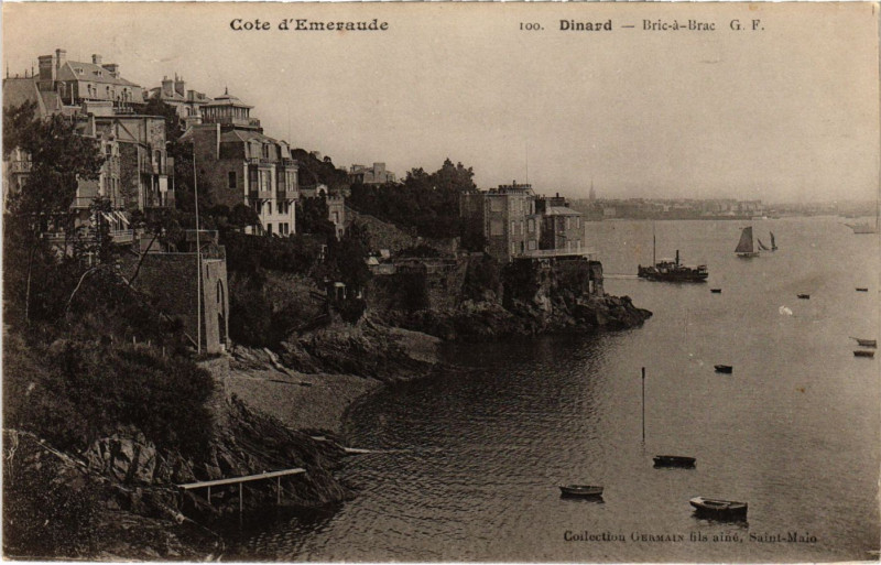 Carte postale ancienne Dinard Bric a Brac à Dinard