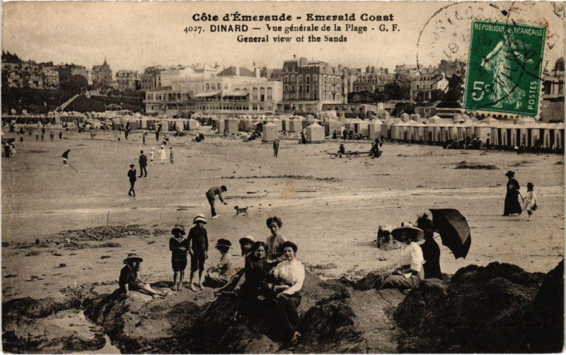 Carte postale ancienne Dinard vue generale à Dinard