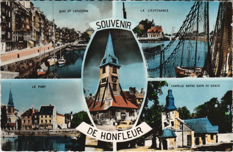 Carte postale ancienne Honfleur Scenes à Honfleur