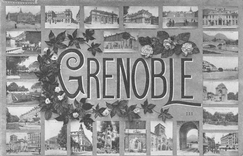 Carte postale ancienne Grenoble à Grenoble