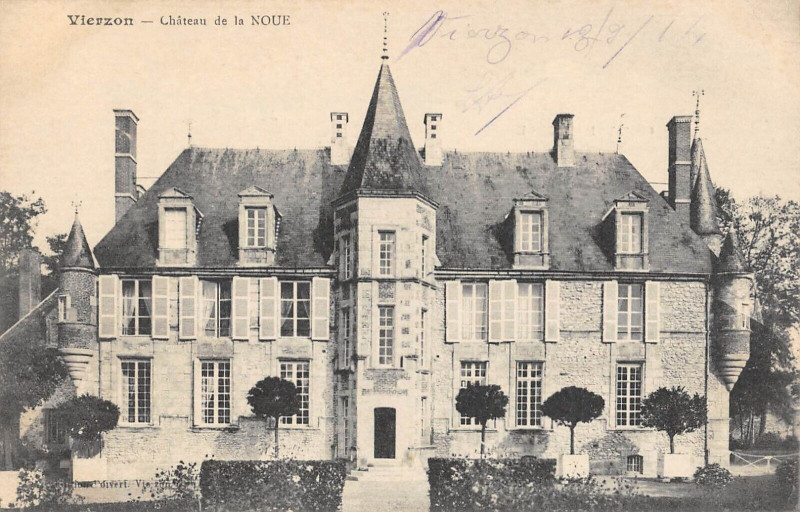 Carte postale ancienne Vierzon Chateau De La Noue à Vierzon