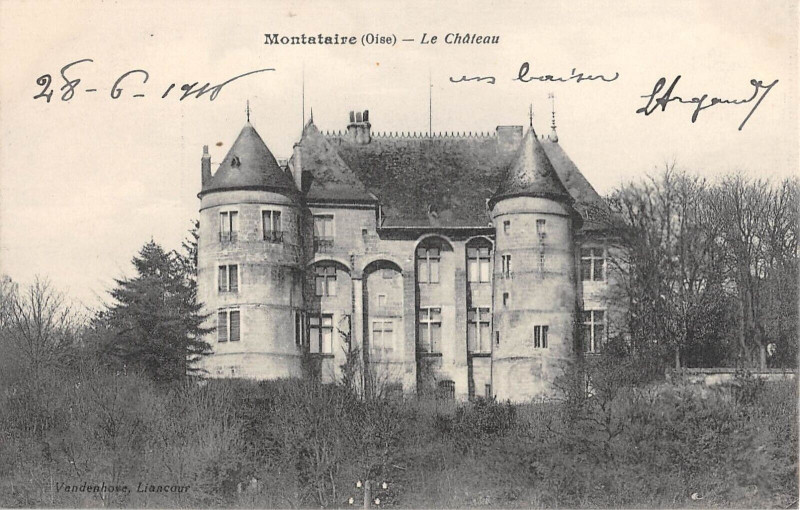 Carte postale ancienne Montataire Le Chateau à Montataire