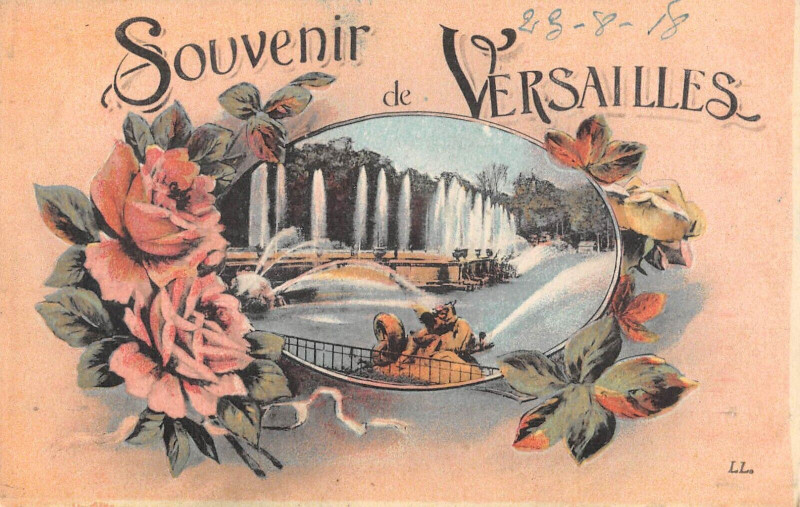 Carte postale ancienne Souvenir De Versailles à Versailles